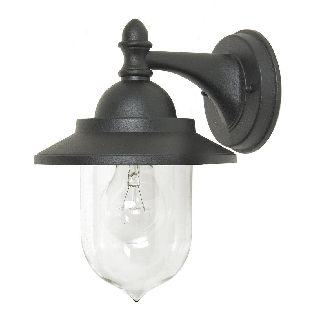 Norlys Sandown 1 Light Wall Lantern GZH-SDN2 Black