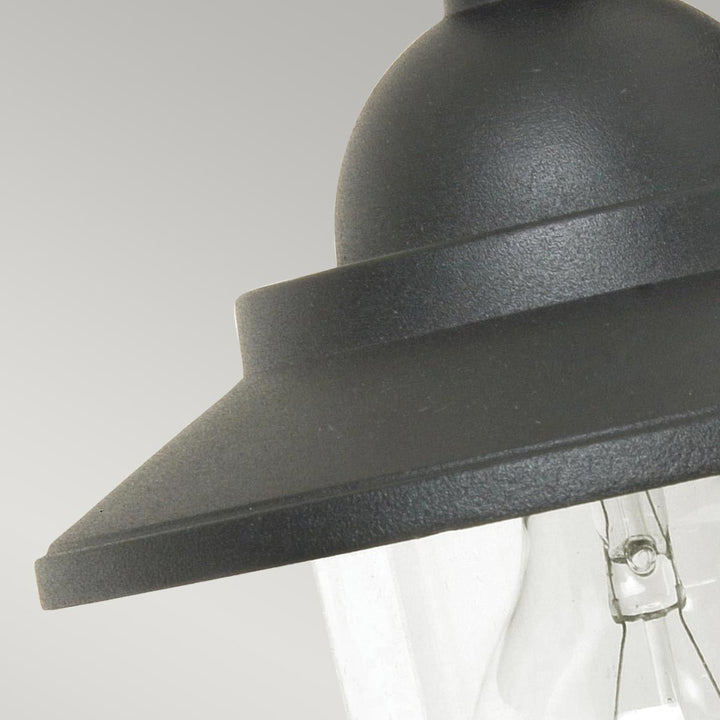 Norlys Sandown 1 Light Wall Lantern GZH-SDN2 Black