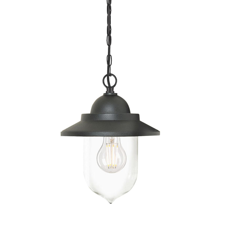 Norlys Sandown 1 Light Chain Lantern GZH-SDN8 Black