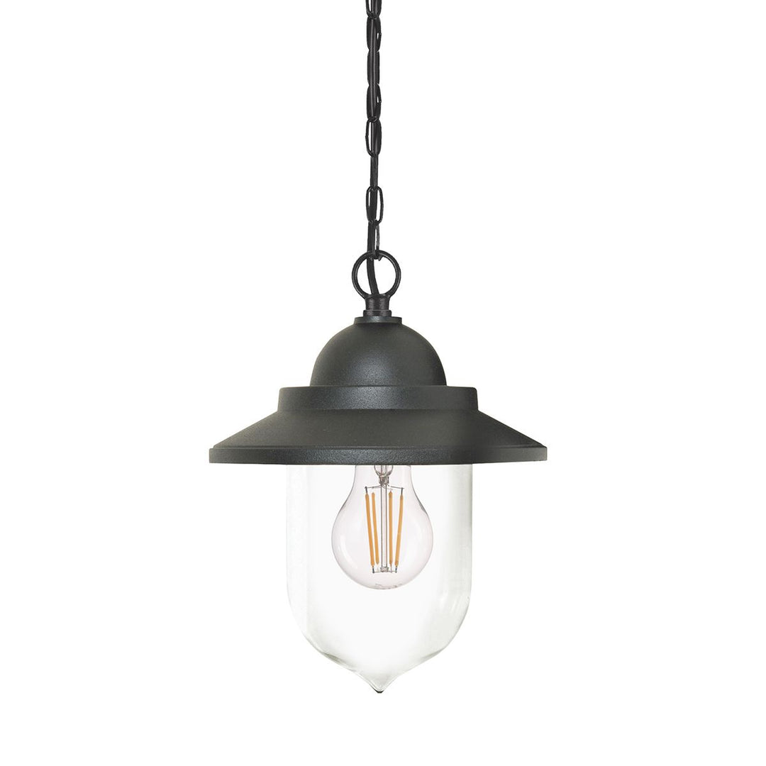 Norlys Sandown 1 Light Chain Lantern GZH-SDN8 Black