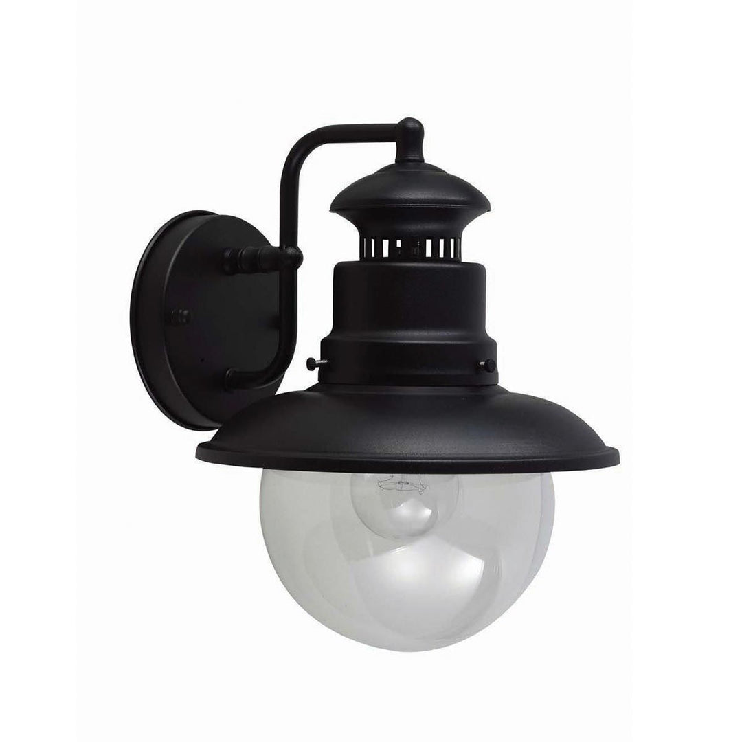 Norlys Shipston 1 Light Wall Lantern GZH-SHIP2 Black