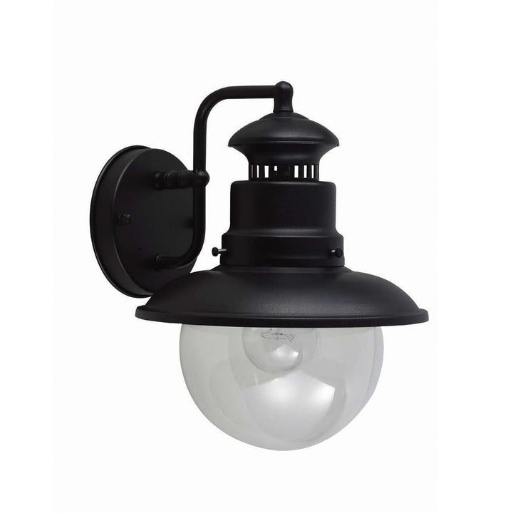 Norlys Shipston 1 Light Wall Lantern GZH-SHIP2 Black