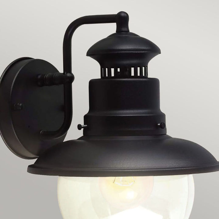 Norlys Shipston 1 Light Wall Lantern GZH-SHIP2 Black