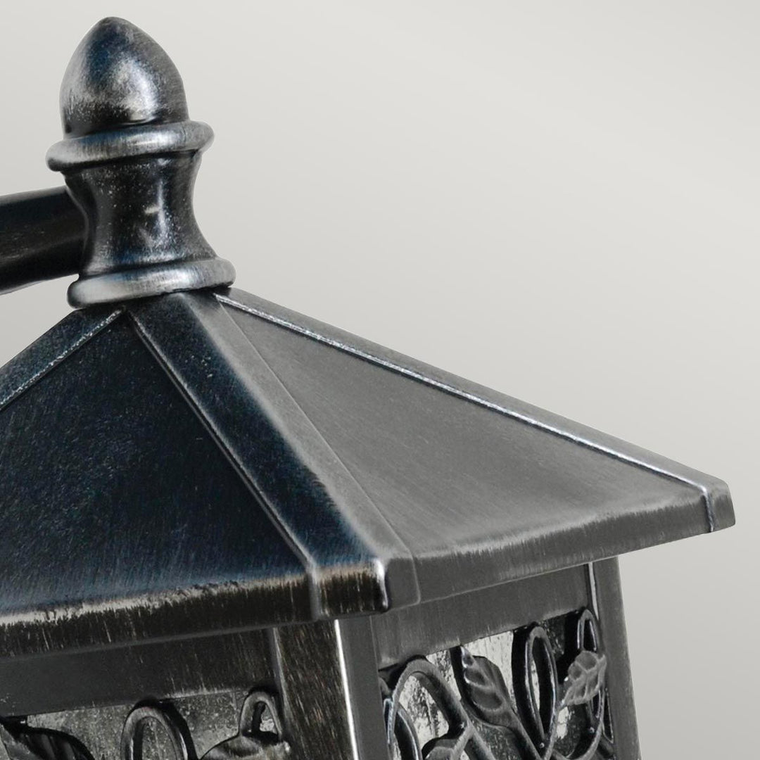 Norlys Winchcombe 1 Light Wall Lantern GZH-WC2 Black/Silver
