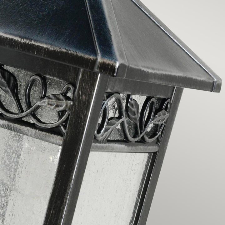 Norlys Winchcombe 1 Light Wall Lantern GZH-WC2 Black/Silver