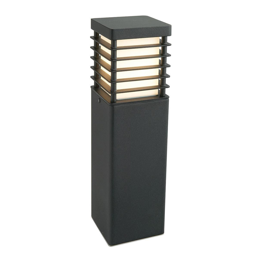 Elstead Lighting Halmstad 1 Light Medium Bollard - Black H-STAD-M-E27-BLK Black