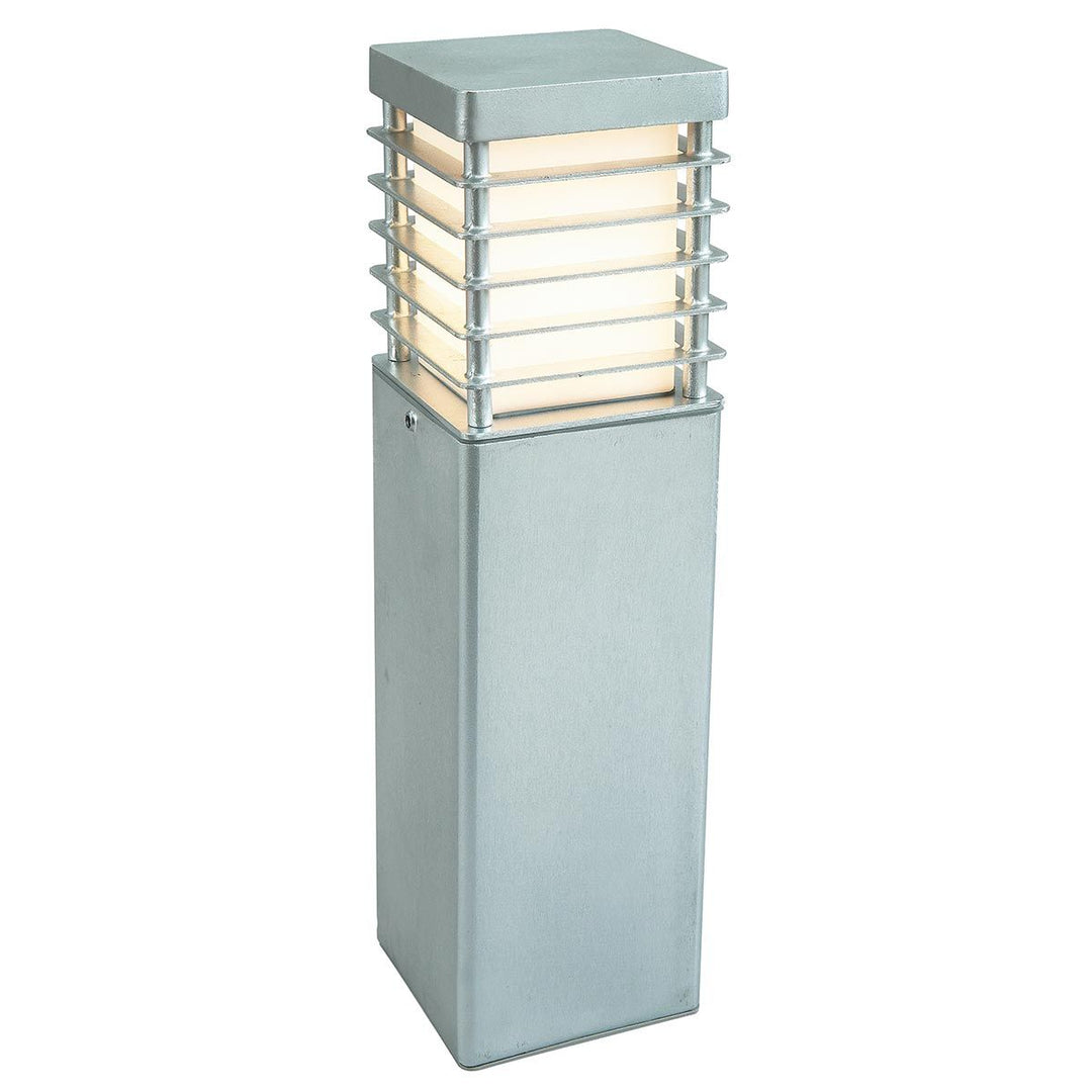 Elstead Lighting Halmstad Medium Bollard Galvanised       H-STAD-M-E27-GAL Galvanised