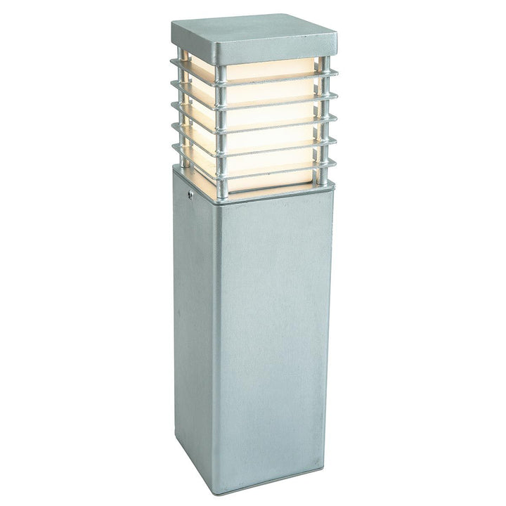 Elstead Lighting Halmstad Medium Bollard Galvanised       H-STAD-M-E27-GAL Galvanised