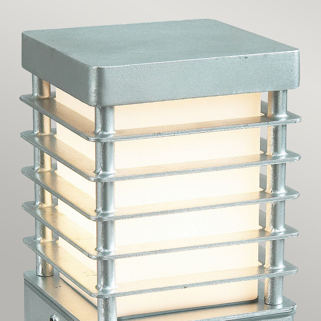 Elstead Lighting Halmstad Medium Bollard Galvanised       H-STAD-M-E27-GAL Galvanised