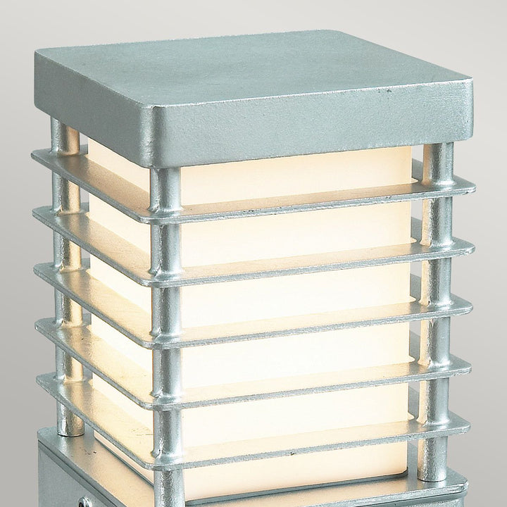 Elstead Lighting Halmstad Medium Bollard Galvanised       H-STAD-M-E27-GAL Galvanised
