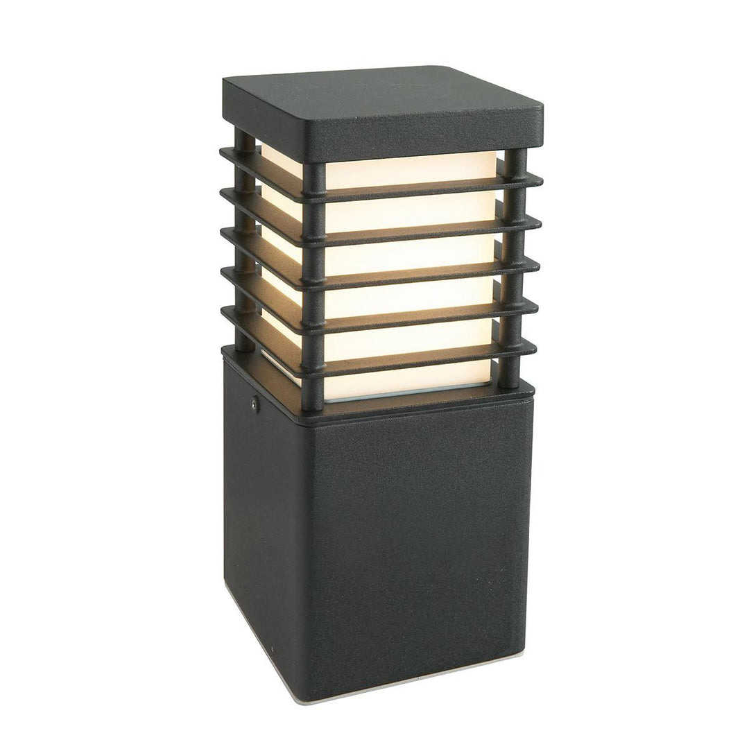 Elstead Lighting Halmstad Small Bollard Black       H-STAD-S-E27-BLK Black