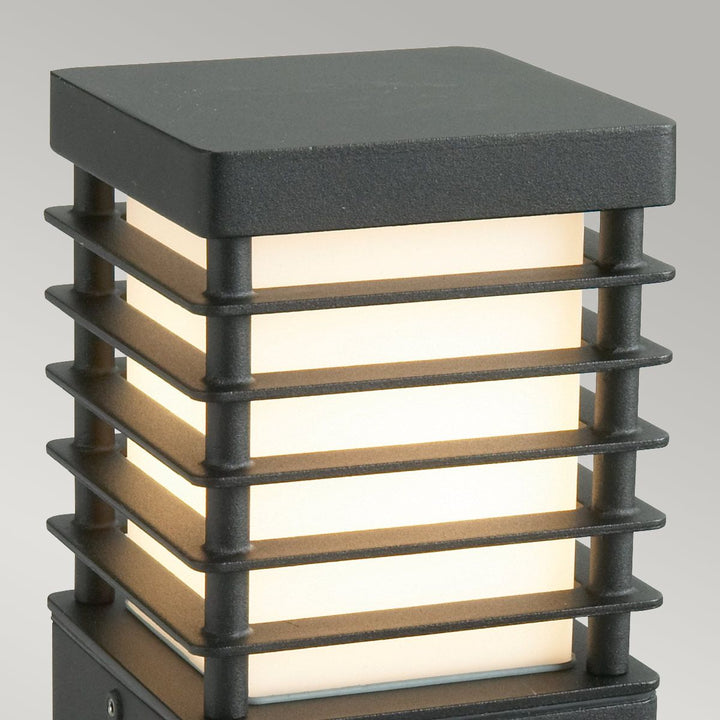 Elstead Lighting Halmstad Small Bollard Black       H-STAD-S-E27-BLK Black