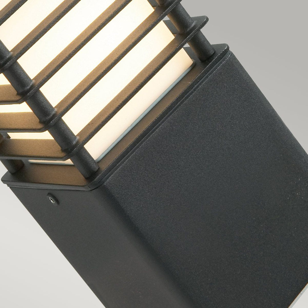 Elstead Lighting Halmstad Small Bollard Black       H-STAD-S-E27-BLK Black