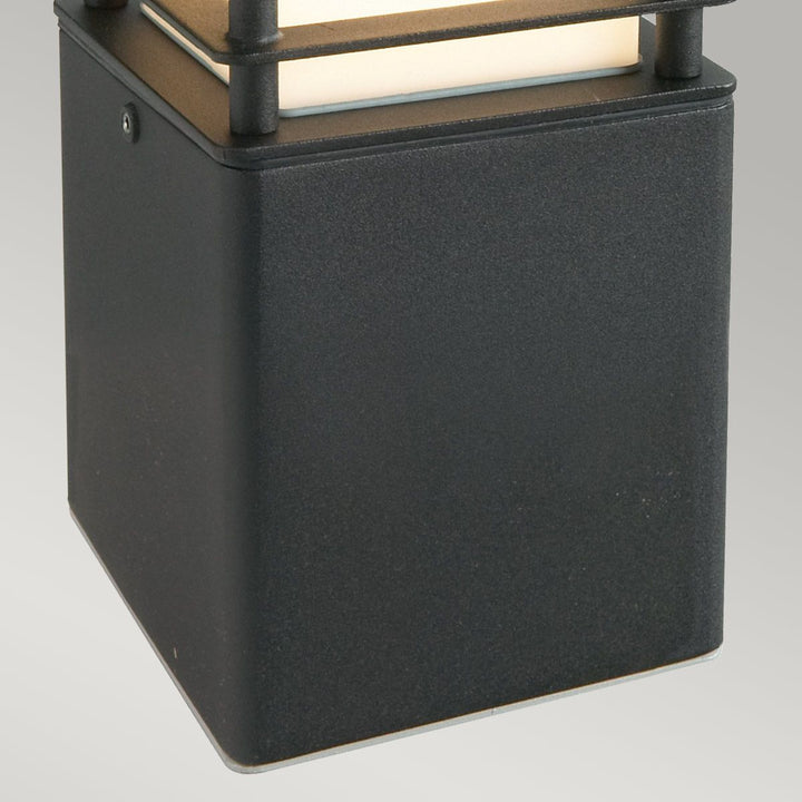 Elstead Lighting Halmstad Small Bollard Black       H-STAD-S-E27-BLK Black