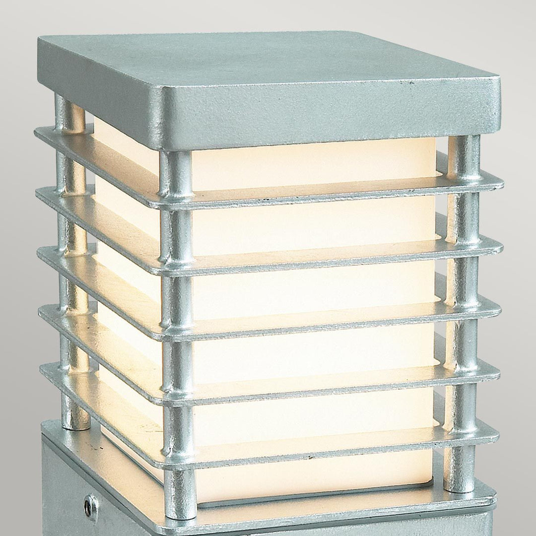 Elstead Lighting Halmstad Small Bollard Galvanised       H-STAD-S-E27-GAL Galvanised