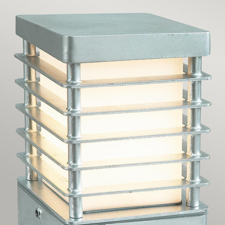 Elstead Lighting Halmstad Small Bollard Galvanised       H-STAD-S-E27-GAL Galvanised