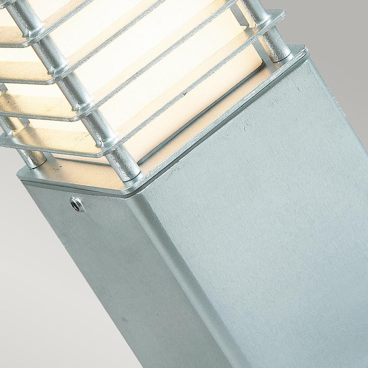 Elstead Lighting Halmstad Small Bollard Galvanised       H-STAD-S-E27-GAL Galvanised