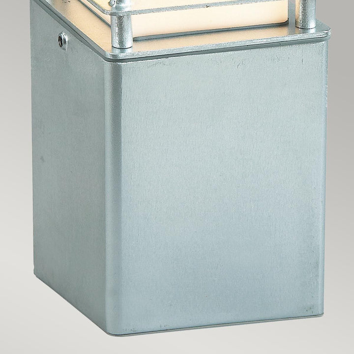 Elstead Lighting Halmstad Small Bollard Galvanised       H-STAD-S-E27-GAL Galvanised