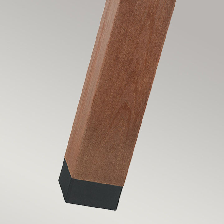 Elstead Lighting Halmstad 1 Light Large Wooden Bollard - Black H-STADSW-L-E27-B Black