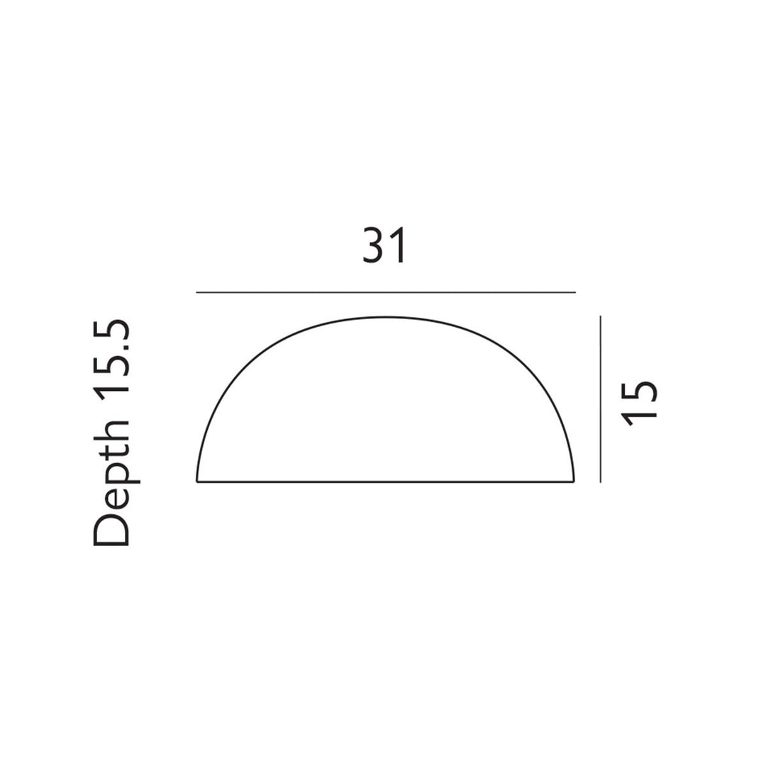 Elstead Lighting Halden Down Wall Light       HALDEN-E27-GRA Graphite