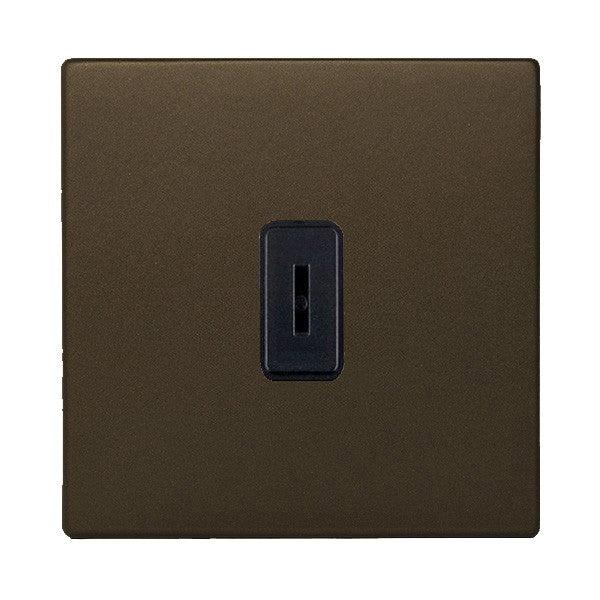 Hartland CFX Richmond Bronze 20AX 2-Way Key Switch with Black Insert and Black Surround 7RBCK21B