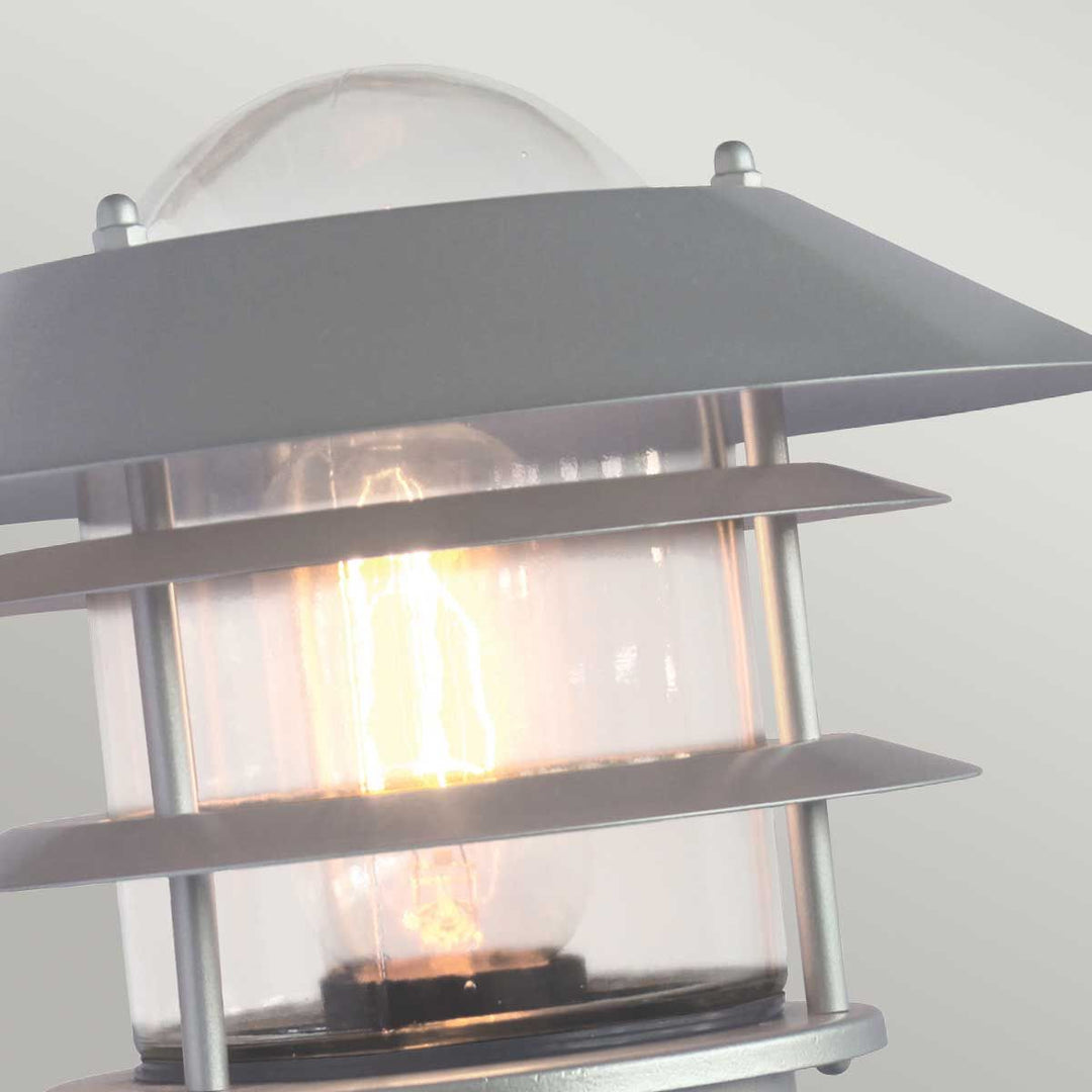 Norlys Helsingor 1 Light PIR Wall Lantern HELSINGOR-PIR Silver