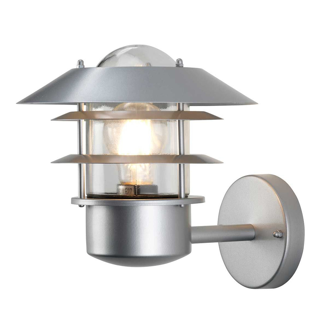 Norlys Helsingor 1 Light Wall Lantern HELSINGOR Silver