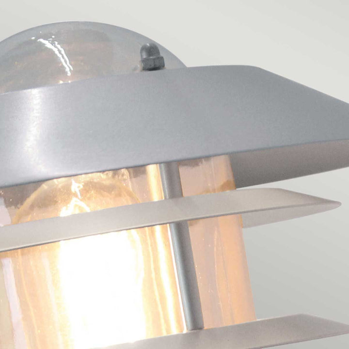 Norlys Helsingor 1 Light Wall Lantern HELSINGOR Silver