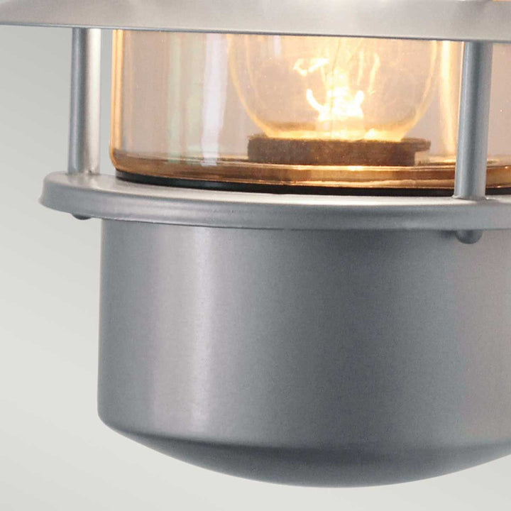 Norlys Helsingor 1 Light Wall Lantern HELSINGOR Silver