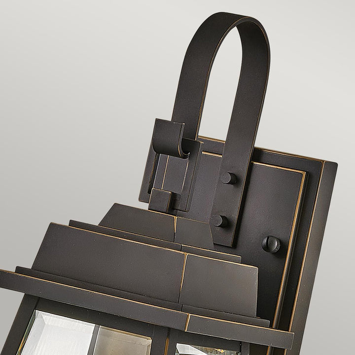 Norlys Bainbridge 1 Light Wall Lantern - Small HK-BAINBRIDGE-S-OZ Oil Rubbed Bronze