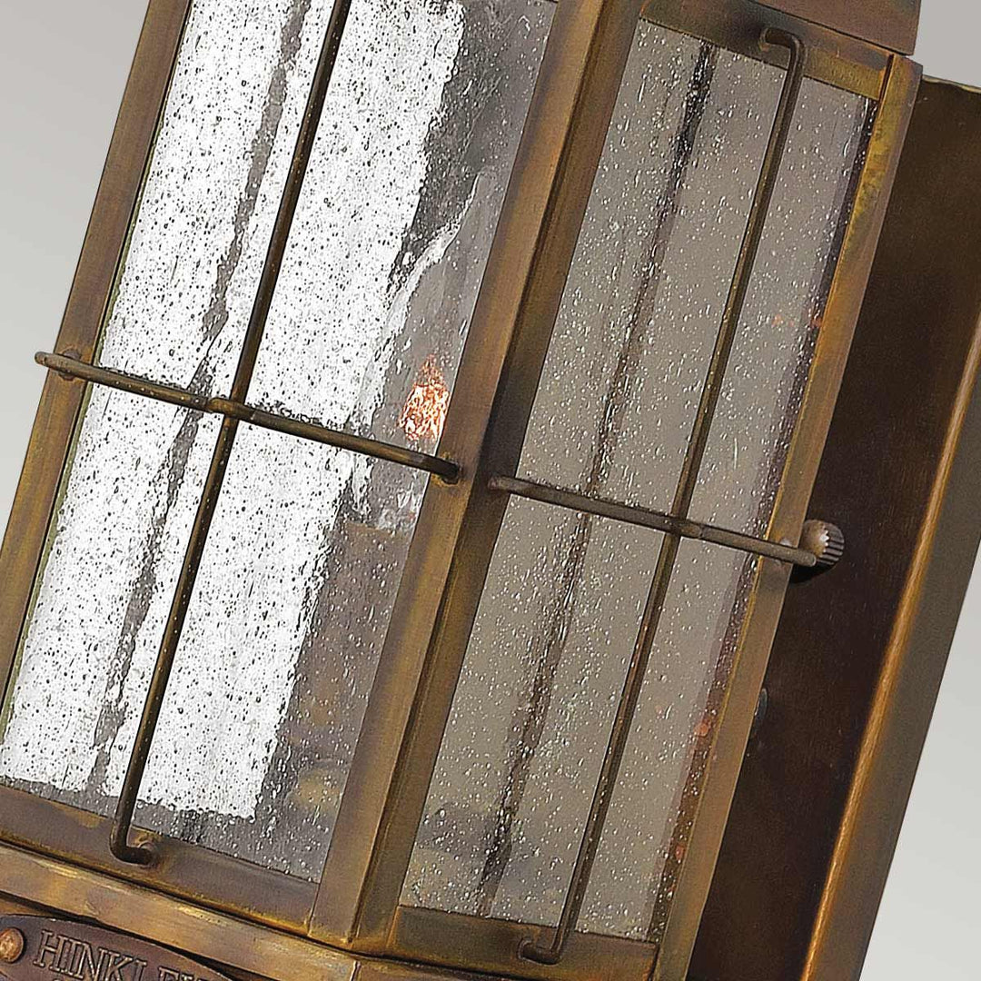 Norlys Bingham 1 Light Small Wall Lantern  HK-BINGHAM-S Sienna 