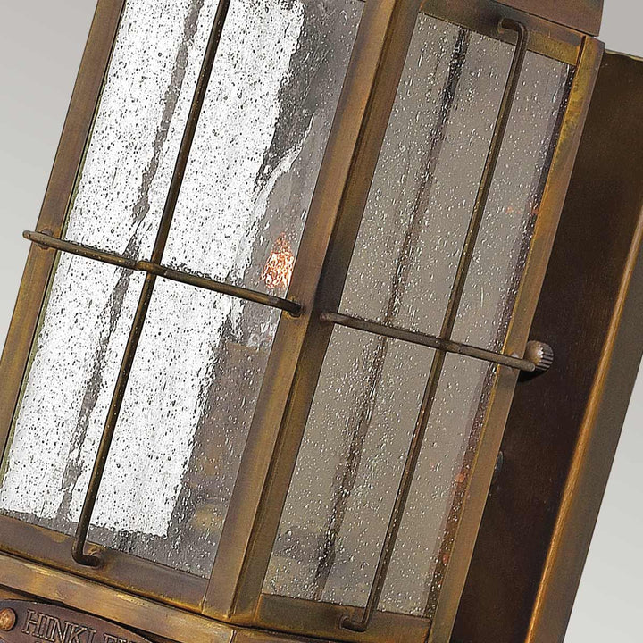 Norlys Bingham 1 Light Small Wall Lantern  HK-BINGHAM-S Sienna 