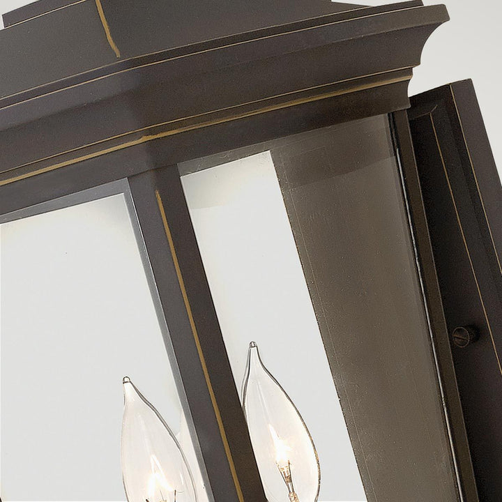 Norlys Bromley 3 Light Large Wall Lantern HK-BROMLEY2-L Oil Rubbed Bronze