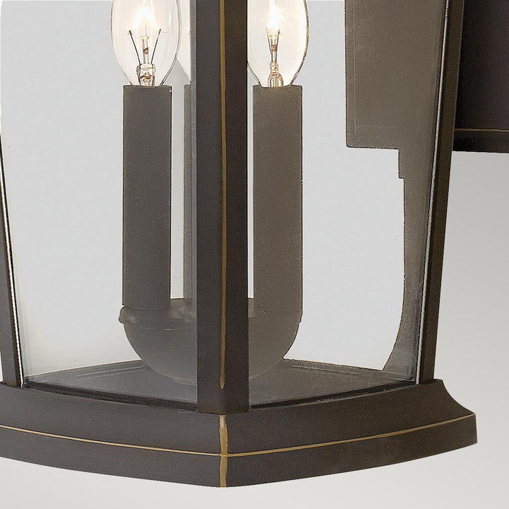 Norlys Bromley 3 Light Large Wall Lantern HK-BROMLEY2-L Oil Rubbed Bronze