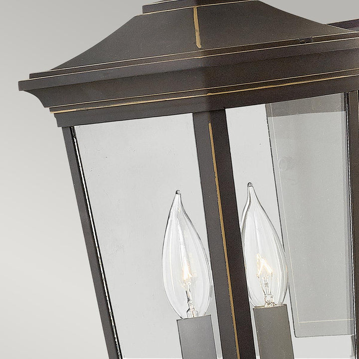 Norlys Bromley 2 Light Medium Wall Lantern HK-BROMLEY2-M Oil Rubbed Bronze