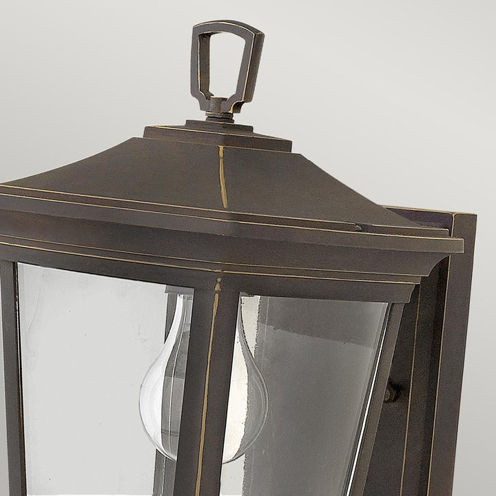 Norlys Bromley 1 Light Small Wall Lantern HK-BROMLEY2-S Oil Rubbed Bronze