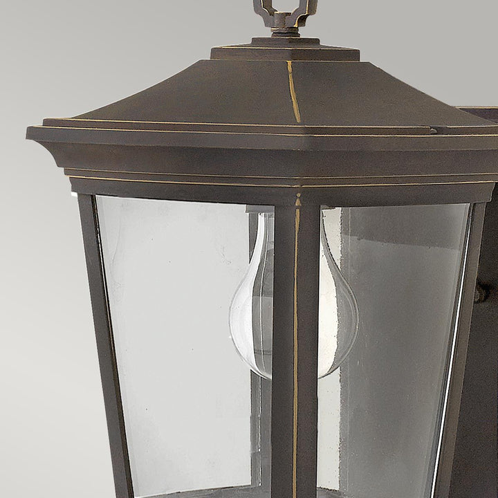 Norlys Bromley 1 Light Small Wall Lantern HK-BROMLEY2-S Oil Rubbed Bronze