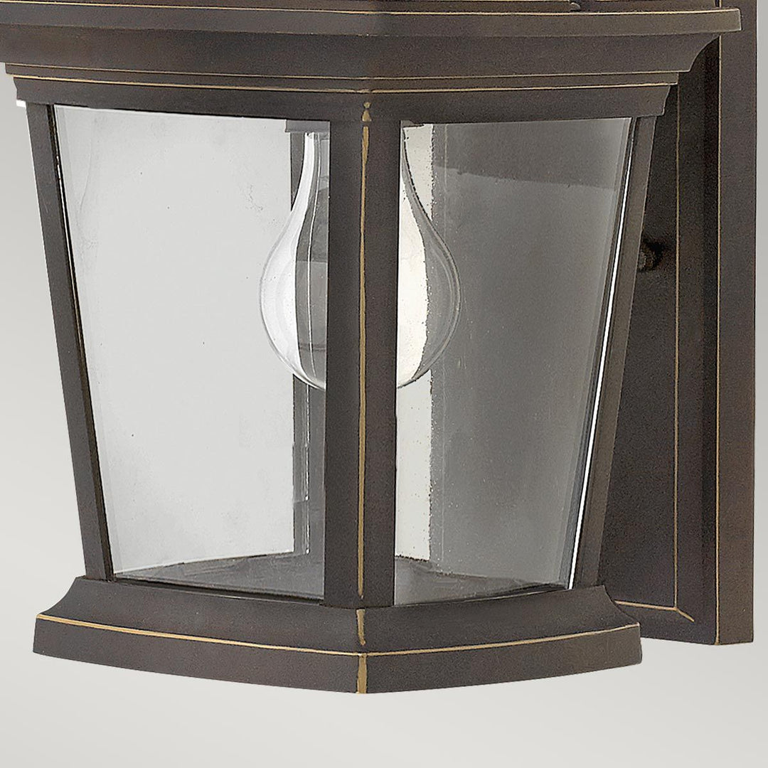 Norlys Bromley 1 Light Small Wall Lantern HK-BROMLEY2-S Oil Rubbed Bronze