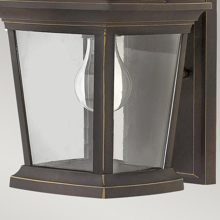 Norlys Bromley 1 Light Small Wall Lantern HK-BROMLEY2-S Oil Rubbed Bronze