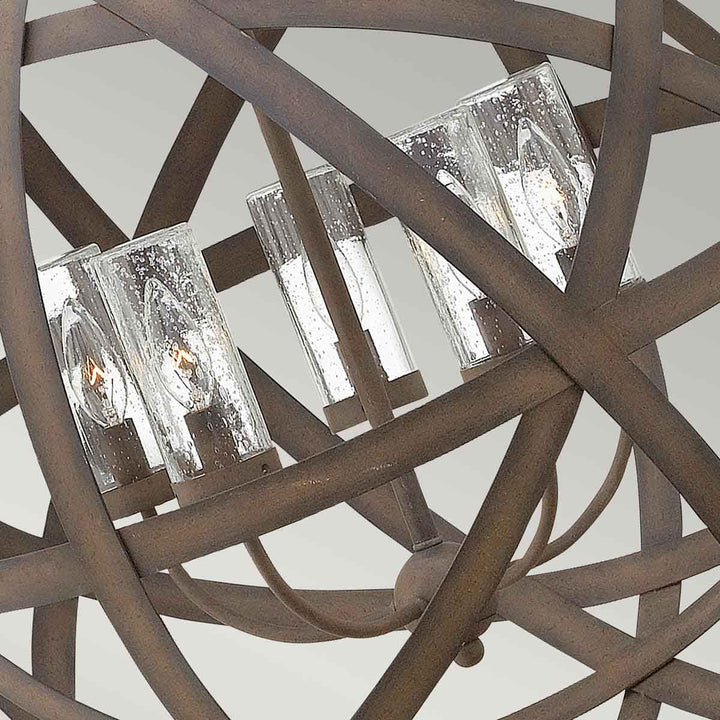 Norlys Carson 5 Light Outdoor Chandelier HK-CARSON-5P Vintage Iron