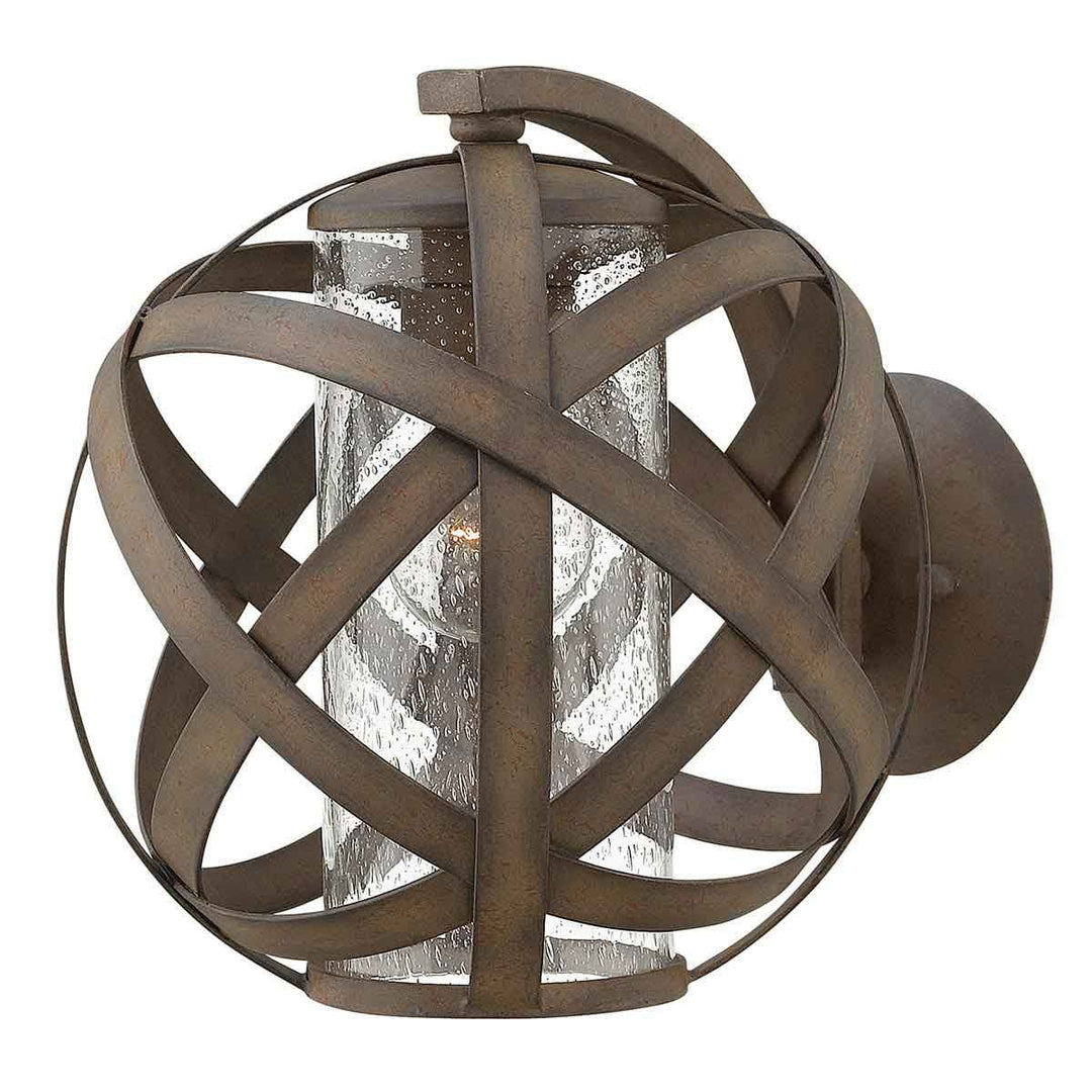 Norlys Carson 1 Light Small Wall Lantern HK-CARSON1 Vintage Iron