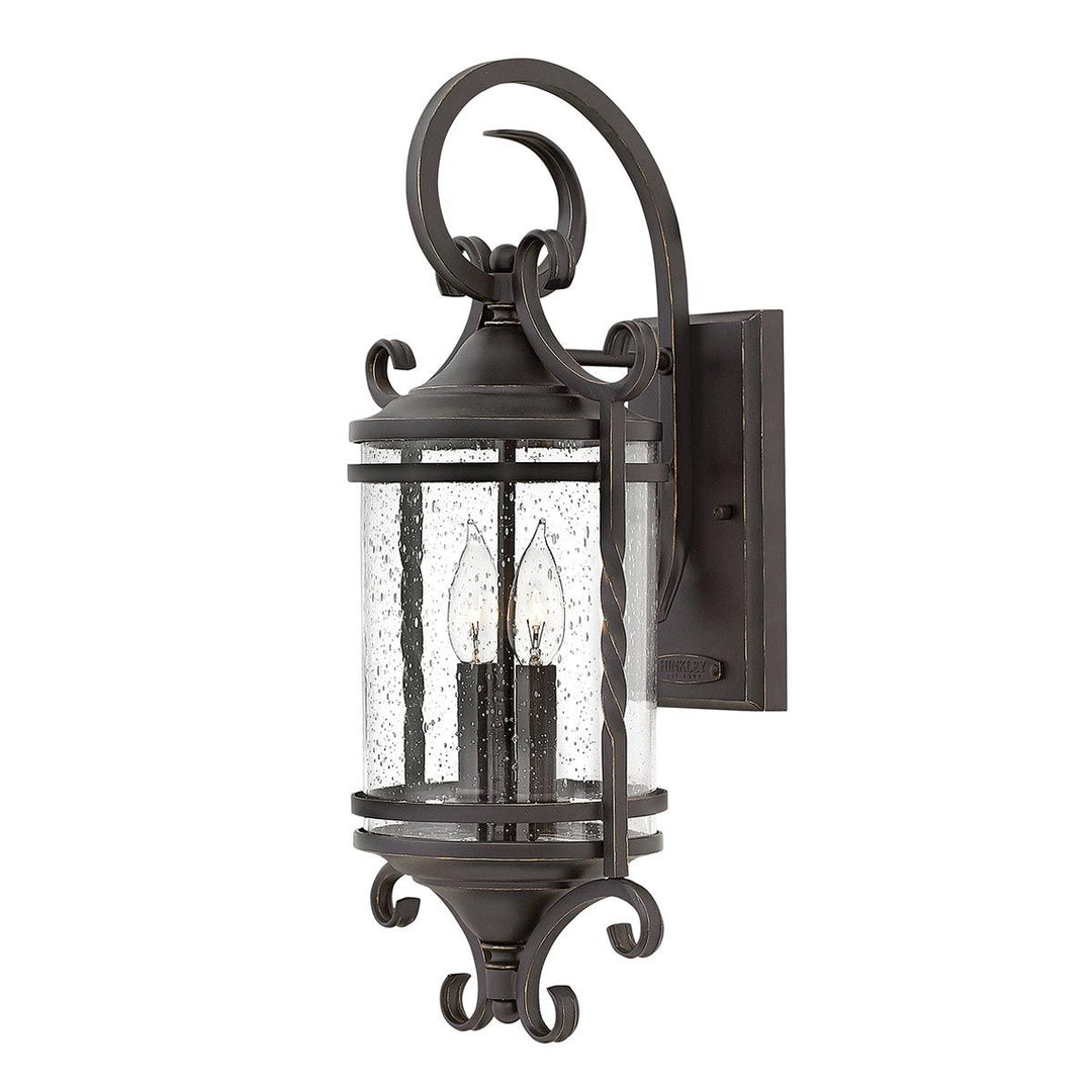 Norlys Casa 2 Light Wall Lantern HK-CASA-M Olde Black 