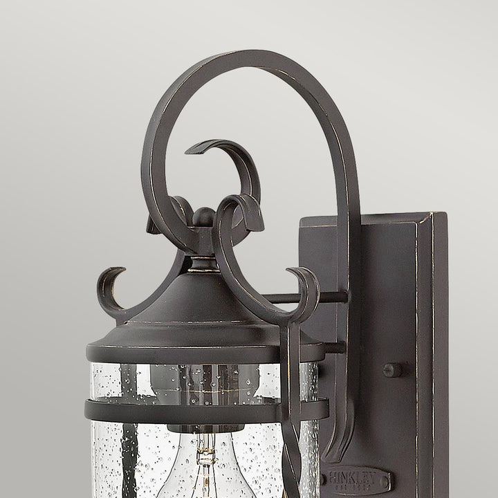 Norlys Casa 1 Light Wall Lantern HK-CASA-S Olde Black