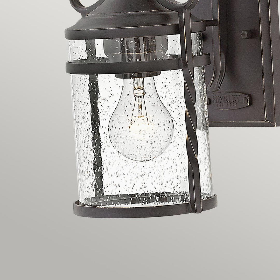 Norlys Casa 1 Light Wall Lantern HK-CASA-S Olde Black