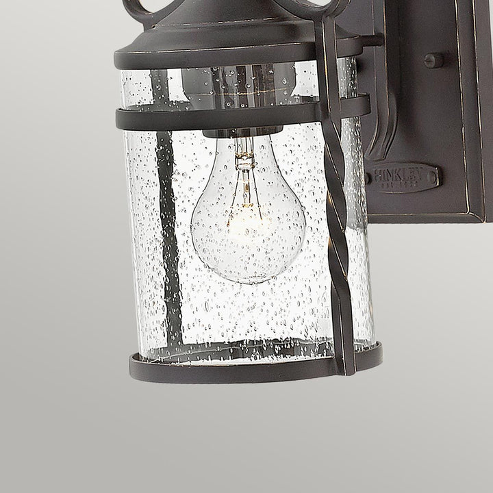 Norlys Casa 1 Light Wall Lantern HK-CASA-S Olde Black