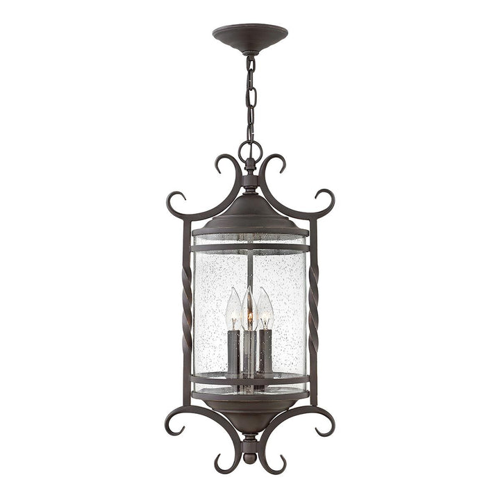 Norlys Casa 3 Light Chain Lantern HK-CASA8 Olde Black