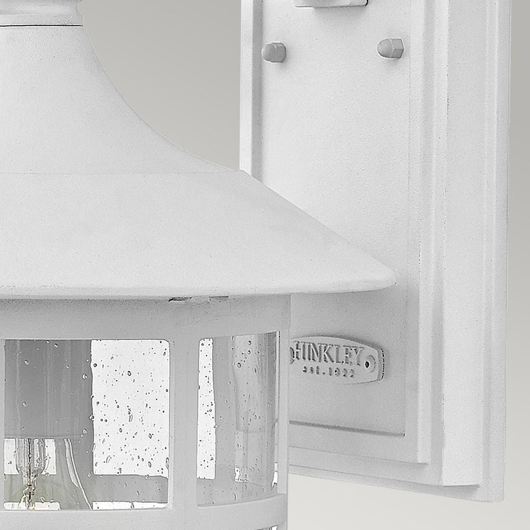 Norlys Freeport 1lt Large Wall Lantern  HK-FREEPORT2-L-TWH Textured White