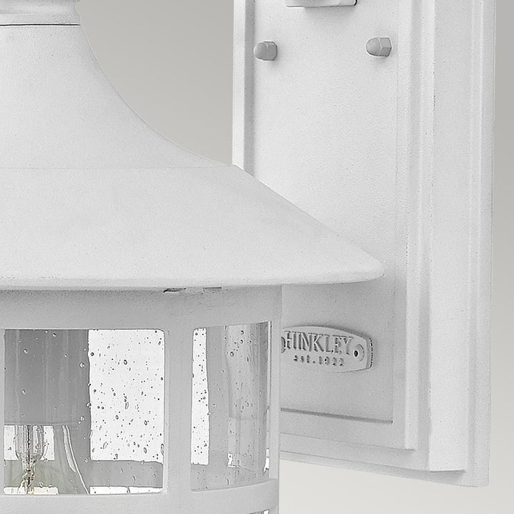 Norlys Freeport 1lt Large Wall Lantern  HK-FREEPORT2-L-TWH Textured White