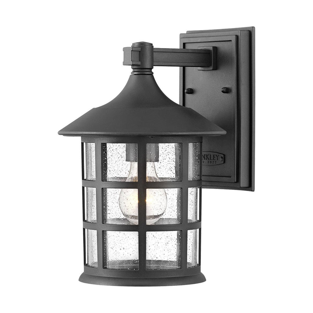Norlys Freeport 1lt Medium Wall Lantern  HK-FREEPORT2-M-TBK Textured Black