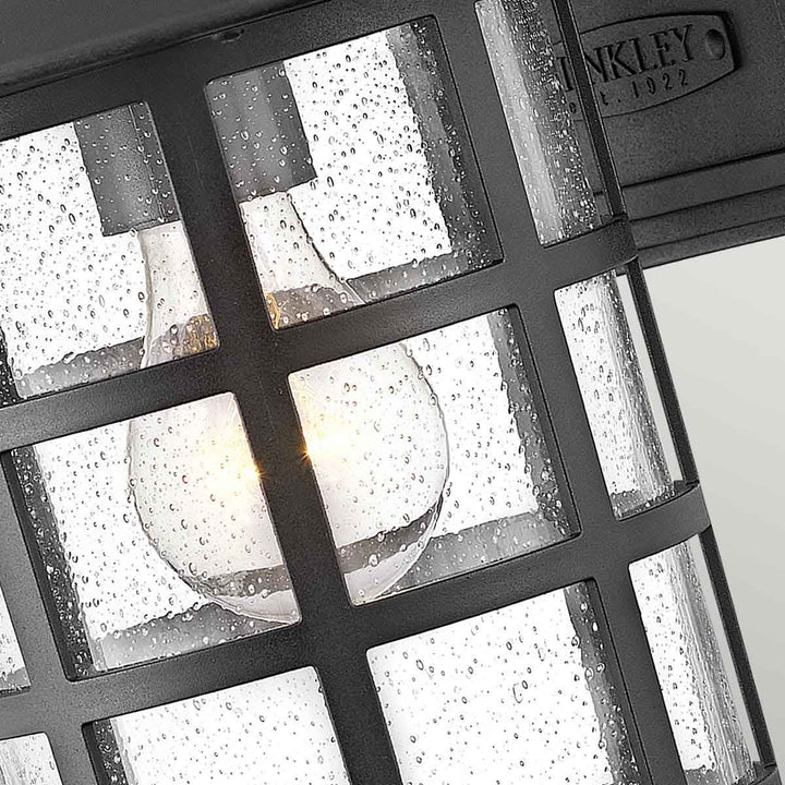 Norlys Freeport 1lt Medium Wall Lantern  HK-FREEPORT2-M-TBK Textured Black